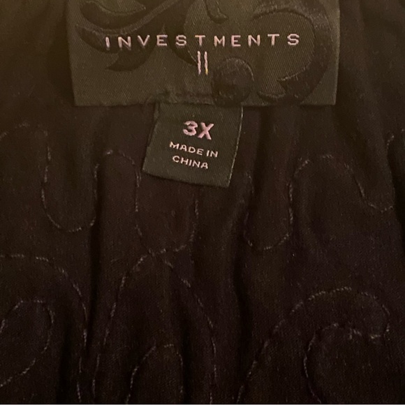 Investments II Womens Shirt 3X - Picture 3 of 6